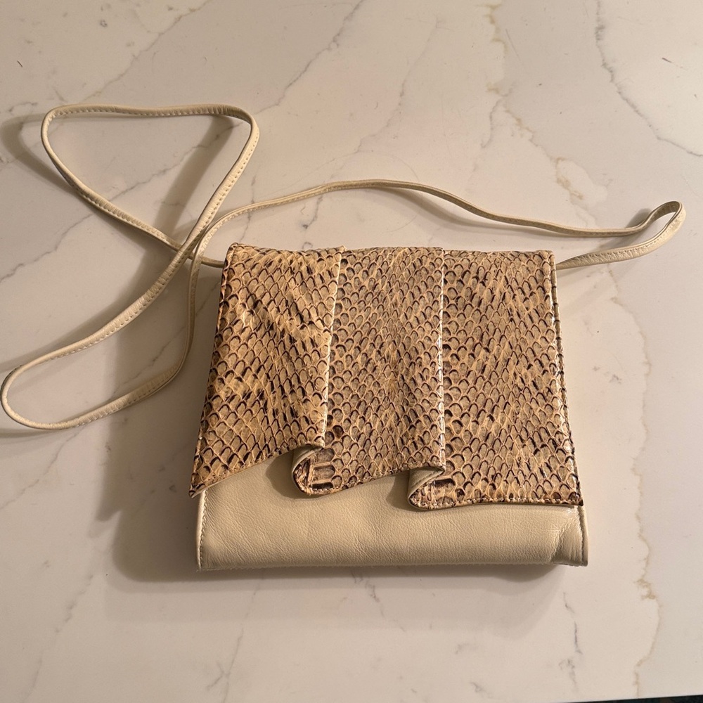 Vintage Danielle Nicole Snakeskin Style Evening Bag